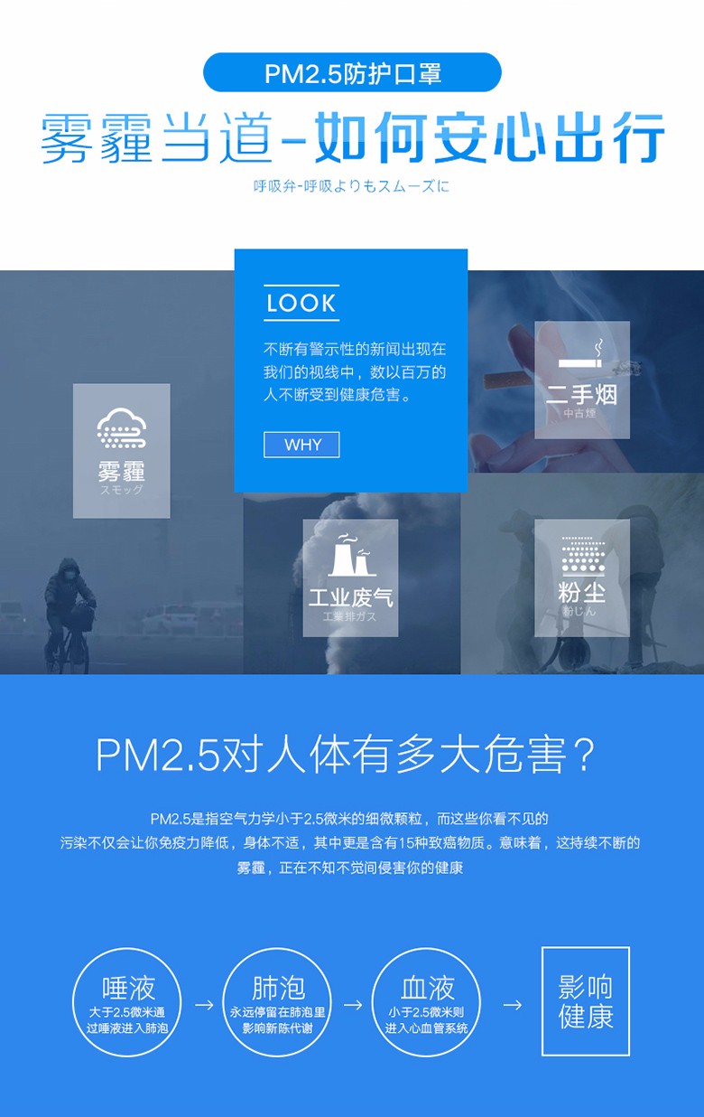 PM2.5對人體的危害